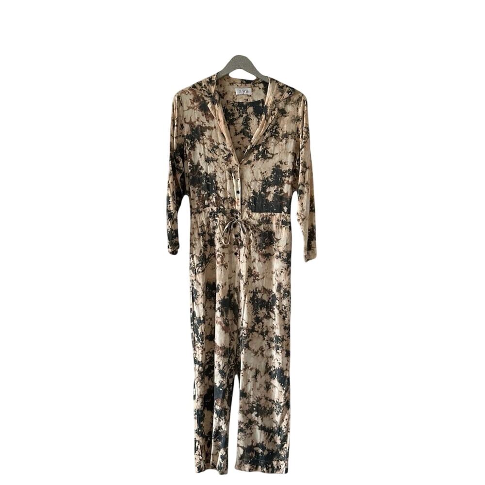 Revolve S/W/F Tie Dye Tie Waist Jumpsuit in Rejuvenation